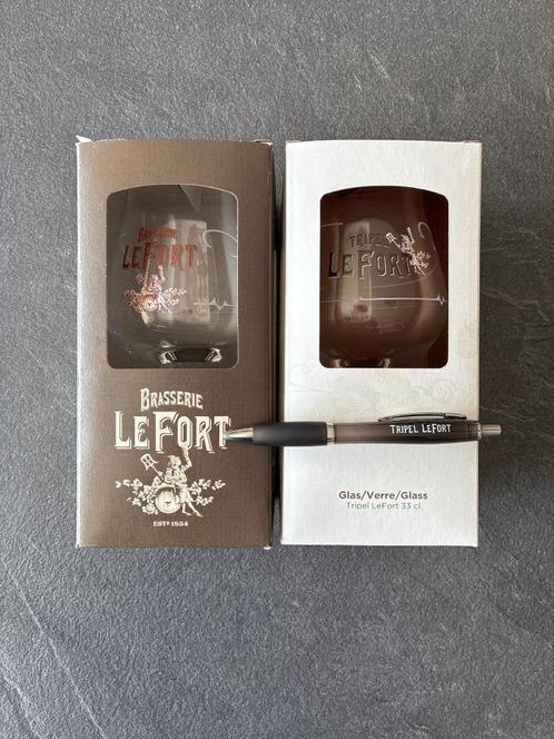 Glazen Le Fort, Verzamelen, Glas en Drinkglazen, Nieuw, Bierglas, Ophalen of Verzenden