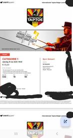 Tickets internationale taptoe 10 mei, Tickets en Kaartjes, Twee personen, Mei