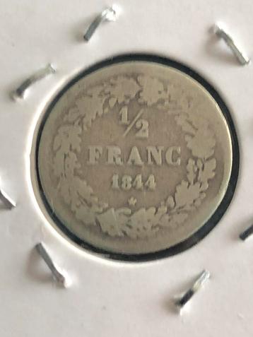 België 1/2 frank 1844 Leopold I beschikbaar voor biedingen