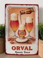 Metalen reclamebord Orval, Verzamelen, Ophalen of Verzenden