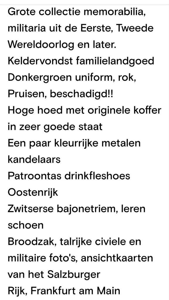 Lot begin 20 eeuw en wo1., Verzamelen, Militaria | Algemeen, Ophalen of Verzenden