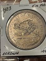 Munten 1 crown Isle of Man 1983 “Bicentary of manned flight”, Postzegels en Munten, Munten | Europa | Niet-Euromunten, Ophalen of Verzenden