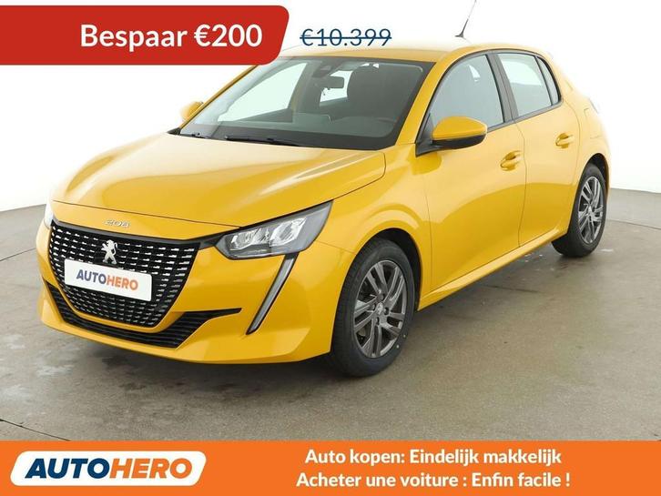 Peugeot 208 1.2 PureTech Active Pack (bj 2021), Auto's, Peugeot, Te koop, ABS, Airbags, Airconditioning, Bluetooth, Boordcomputer