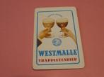 Oude losse speelkaart Westmalle trappistenbier (153), Verzamelen, Ophalen of Verzenden, Zo goed als nieuw, Speelkaart(en)