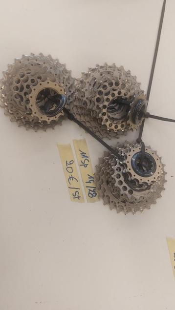 cassettes  / plateau s racefiets  / piste jeugd  beschikbaar voor biedingen