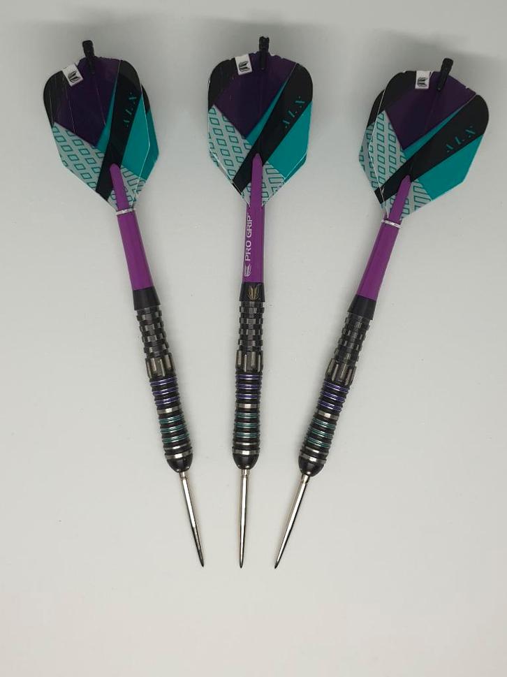 Darts pijlen Target Alx 02 SP 90% - 24 gram, Sport en Fitness, Darts, Gebruikt, Pijlen, Ophalen of Verzenden