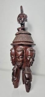 💥 Afrikaanse Hoofden Beeld / Pot, Antiek en Kunst, Ophalen of Verzenden