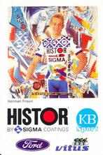 (s23) Herman Frison, Histor Sigma, promotiekaart, Verzamelen, Ophalen of Verzenden, Gebruikt