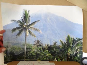 2 Foto's Indonesië panoramafoto’s Java Ardjoeno berg 40x30cm beschikbaar voor biedingen
