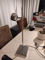 Retro chrome lamp, Huis en Inrichting, Lampen | Vloerlampen, Ophalen of Verzenden, Gebruikt, Metaal, Minder dan 100 cm