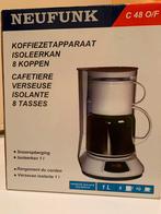 Cafetière électrique NEUFUNK, 4 tot 10 kopjes, Afneembaar waterreservoir, Zo goed als nieuw, Gemalen koffie