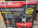Nieuwe 50 liter lucht compressor, Doe-het-zelf en Bouw, Ophalen of Verzenden, Zo goed als nieuw