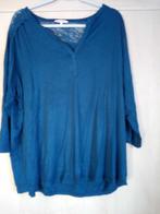 shirt driekwartmouw only carmakoma medium 46-48 petrol kleur, Gedragen, Shirt of Top, Ophalen of Verzenden