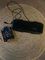 Gaming muis + toetsen bord met verlichting, Computers en Software, Toetsenborden, Toetsenbord en muis-set, Ophalen of Verzenden