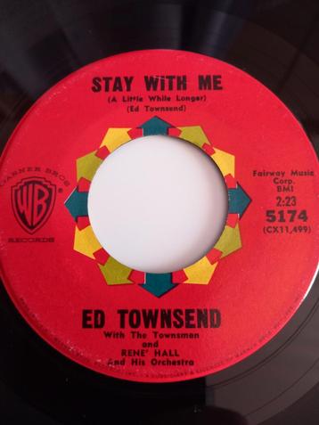 ED TOWNSEND. STAY WITH ME. POPCORN OLDIES USA 45T, Enlèvement ou Envoi, Comme neuf