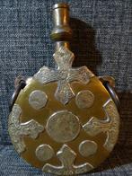Flacon bouteille à poudre antique chrétien juif islamique, Enlèvement ou Envoi, Cuivre