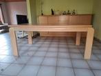 Eiken eettafel met 6 stoelen, Ophalen, Gebruikt, Eikenhout, Vijf personen of meer