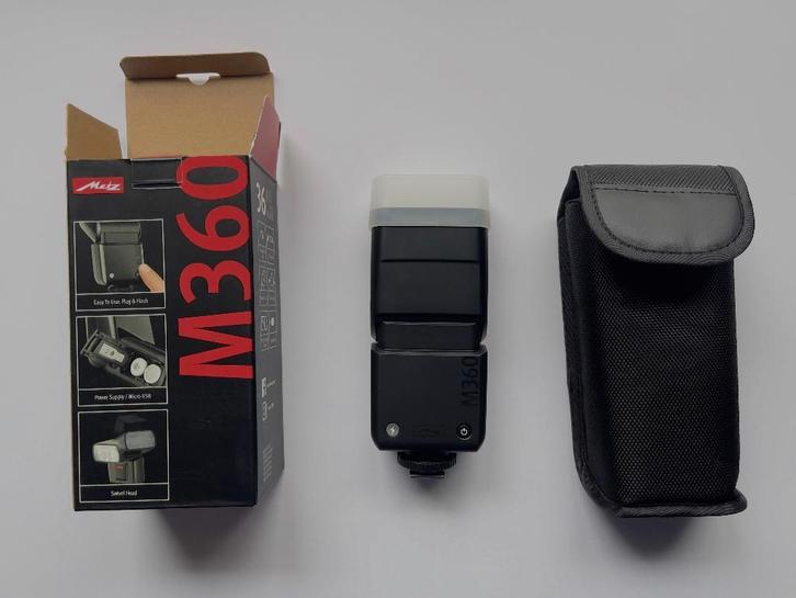 Metz Mecablitz M360 TTL flash voor Canon, Audio, Tv en Foto, Foto | Flitsers, Zo goed als nieuw, Metz, Kantelbaar, Ophalen of Verzenden
