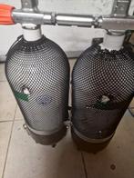 duik fles van 2*8L, Watersport en Boten, Duiken, Ophalen, Zo goed als nieuw, Duikfles