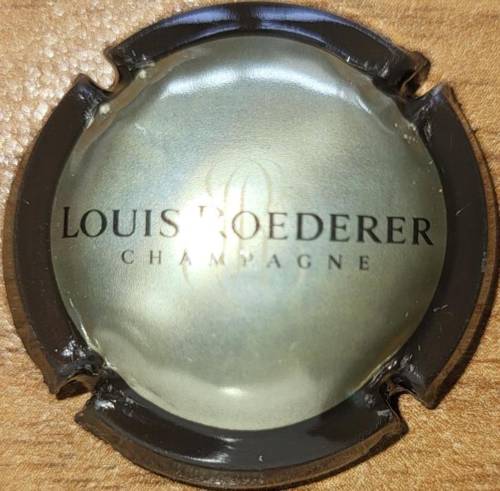 Champagnecapsule L. ROEDERER lichtgoud & donkerbruin nr 102, Verzamelen, Wijnen, Nieuw, Champagne, Frankrijk, Ophalen of Verzenden
