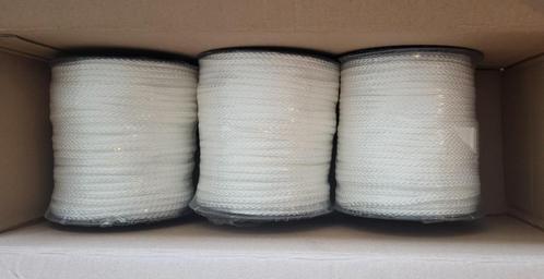 3 rollen 100m o.a. vlaggenmast touw gevlochten polypropyleen, Diversen, Vlaggen en Wimpels, Nieuw, Ophalen of Verzenden
