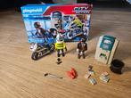 Playmobil 70572 Policier avec Moto & Voleur  Complet + boite, Ophalen, Zo goed als nieuw, Complete set
