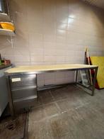 Table – en bon état – vendue en l’état. Prix négociable., Enlèvement, Utilisé, 170 cm ou plus