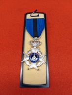 Médaille ordre Léopold 2, Enlèvement ou Envoi, Armée de terre, Ruban, Médaille ou Ailes