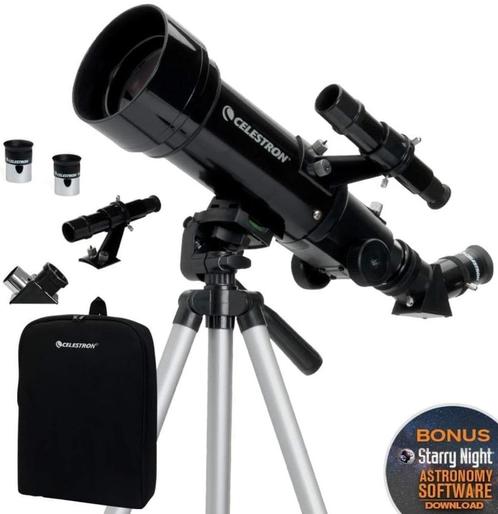 Télescope de voyage Celestron 70 mm LIVRAISON GRATUITE, TV, Hi-fi & Vidéo, Matériel d'optique | Télescopes, Neuf, Moins de 80 mm