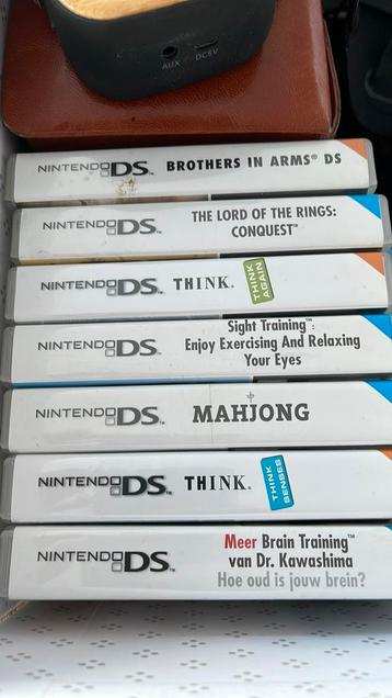 Nintendo DS Lite, Enlèvement ou Envoi, Utilisé, Blanc, Avec jeux