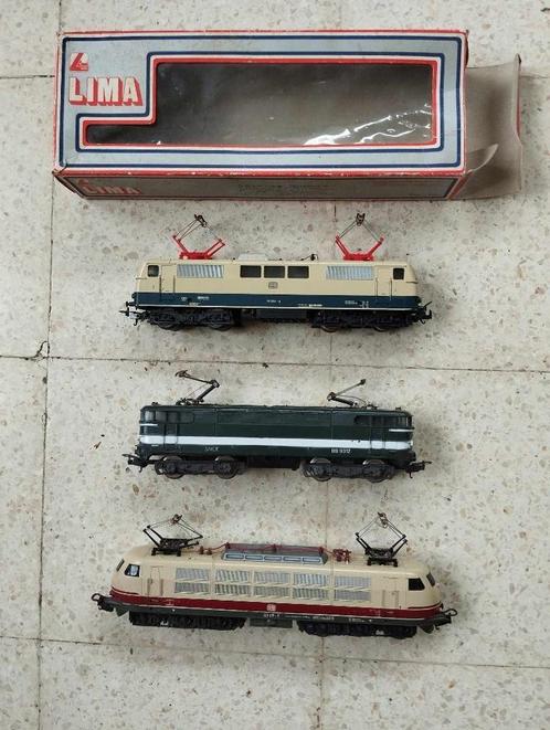 3 locomotives LIMA HO, Hobby & Loisirs créatifs, Trains miniatures | HO, Utilisé, Locomotive, Lima, Enlèvement ou Envoi