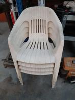 Gratis 4 tuinstoelen, Ophalen, Gebruikt