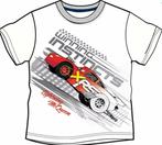 Disney Cars T-shirt Wit - Maat 92 - 98 - 104 - 116 - 122, Garçon, Enlèvement ou Envoi, Chemise ou À manches longues, Neuf