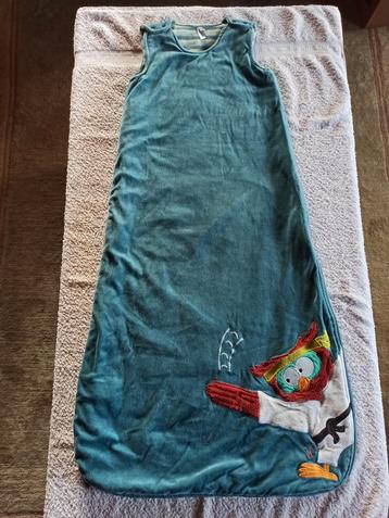 Woody velours slaapzak, lengte 110 cm.