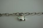 Bracelet argent rhodié "CLIO BLUE" Envoi compris, Verzenden, Gebruikt, Zilver, Zilver