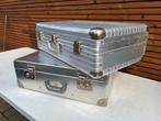 Grote alluminium Rimowa en Verlin reiskoffers, Ophalen, Gebruikt