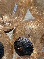 5 Zware 60 jaar oude massieve glazen retro HEKSENKERSTBALLEN, Verzamelen, Ophalen, Huis en Inrichting