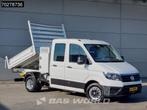 Volkswagen Crafter 177pk Kipper Dubbel Cabine met Kist Dubbe, Auto's, Bestelwagens en Lichte vracht, Stof, Gebruikt, Euro 6, 4 cilinders
