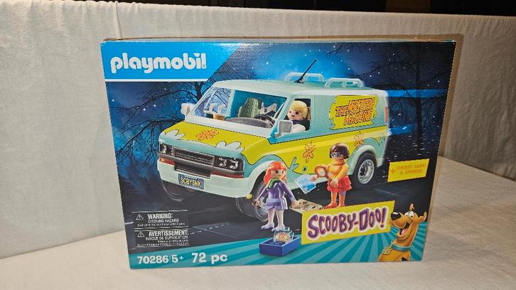 Playmobil Scobidoo Mystery Machine Voiture 70286+70287 boîte, Enfants & Bébés, Jouets | Playmobil, Comme neuf, Ensemble complet