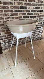 Luma Babybad (Olive Green) + Luma Standaard (Wit), Kinderen en Baby's, Ophalen, Zo goed als nieuw, Badje, Standaard