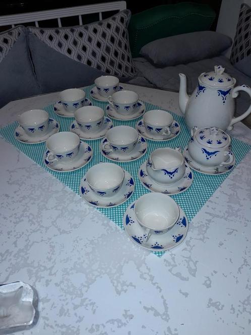 Service à café boch ( la louvière ), Antiek en Kunst, Antiek | Servies compleet, Ophalen
