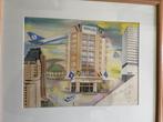 Sabena origineel en uniek kunstwerk uit Congo !!, Antiek en Kunst, Ophalen of Verzenden