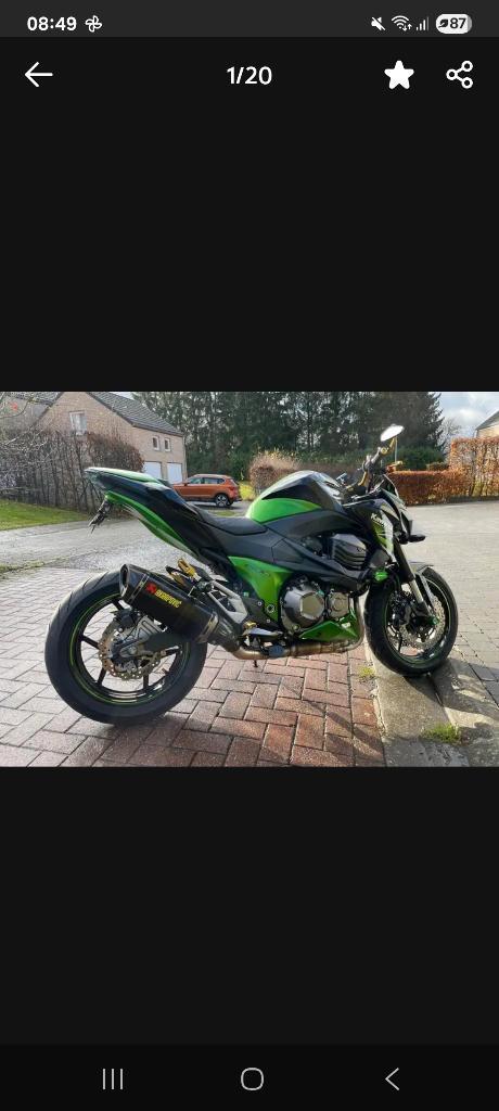 Kawasaki z800 13000 km motorfiets, Motoren, Motoren | Kawasaki, Particulier, meer dan 35 kW, Ophalen