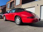 Porsche 964 cabrio Carrera 2*Oldtimer* Garantie mogelijk*, Auto's, 4 zetels, Zwart, Cabriolet, Bedrijf