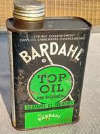 Vintage olieblik BARDAHL Top Oil, Ophalen of Verzenden, Gebruikt, Verpakking
