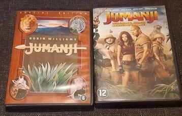 Dvd's Jumanji & Jumanji, welcome to the jungle  beschikbaar voor biedingen