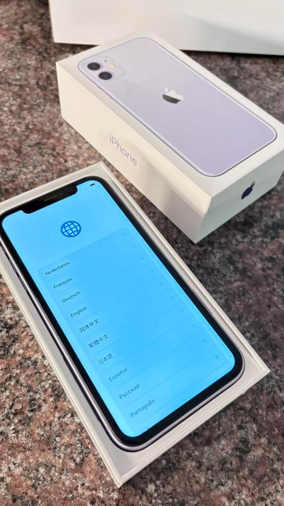 Apple iPhone 11, Telecommunicatie, Mobiele telefoons | Apple iPhone, Zo goed als nieuw, 128 GB, iPhone 11, Paars, Ophalen