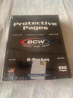 100 pages 8 Pocket Card Protectors Carte sport pokemon BCW, Pochettes ou Étuis à cartes, Foil, Enlèvement ou Envoi, Neuf