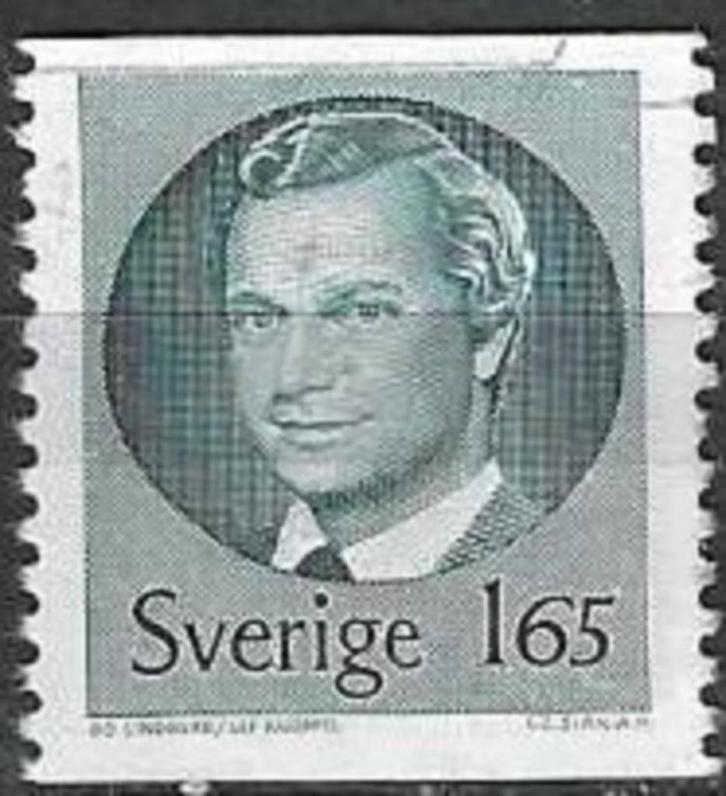 Suède 1981 - Yvert 1131 - Roi Carl Gustaf XVI (ST), Timbres & Monnaies, Timbres | Europe | Scandinavie, Affranchi, Suède, Envoi