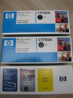 3 cartouches d'encre : 2 cartouches HP C9700A, 1 HP C9702A,, Informatique & Logiciels, Fournitures d'imprimante, Toner, Enlèvement ou Envoi